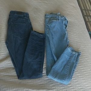 *TWO* pairs of BDG high rise skinny jeans